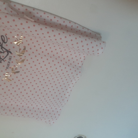Nwot Psalm 63:3 Polka Dot Top Sz 1X - Picture 6 of 9